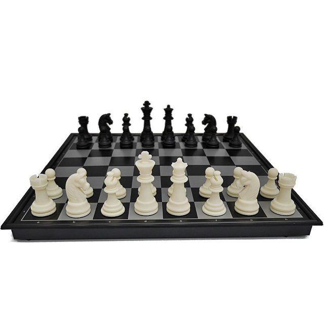 Conjunto de mesa de madeira luxo caixa de xadrez design presente